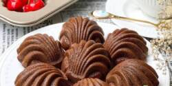 طرز تهیه شیرینی مادلن شکلاتی خوشمزه به روش فرانسوی