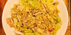 طرز تهیه سالاد گردو خوشمزه و ساده با سس مخصوص