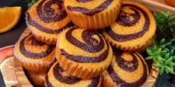 طرز تهیه کاپ کیک ژله ای پرتقال خوشمزه مناسب برای عصرانه