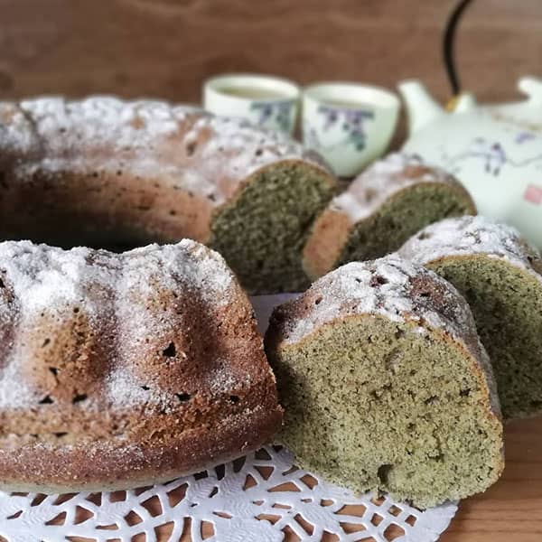 طرز تهیه کیک چای سبز