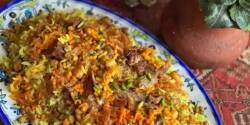 طرز تهیه پلو اسفندی خوشمزه و مجلسی به روش شیرازی