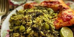 طرز تهیه دمپخت شوید باقلا خوشمزه به روش شمالی