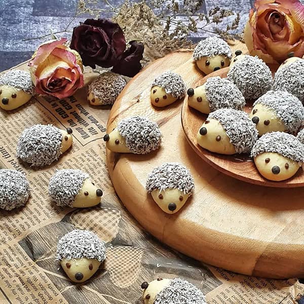 طرز تهیه کوکی جوجه تیغی