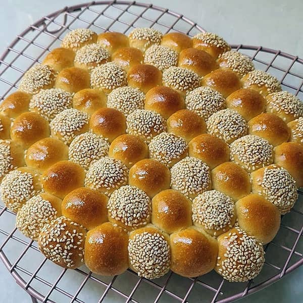 طرز تهیه نان حبابی