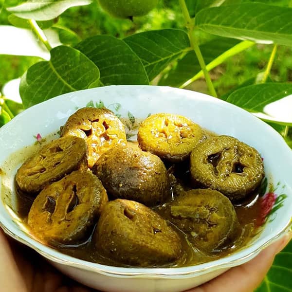 طرز تهیه ترشی گردو