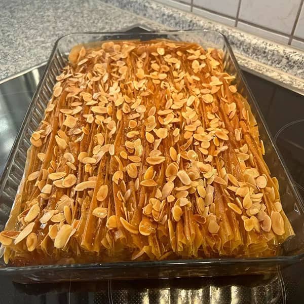 طرز تهیه باقلوا با سمولینا