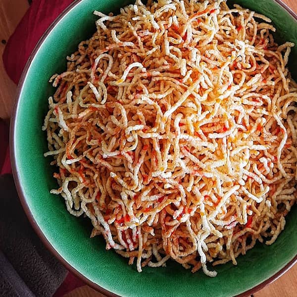 طرز تهیه چیپس ماکارونی