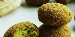 طرز تهیه فلافل لبنانی خوشمزه و بازاری با باقالی و نخود