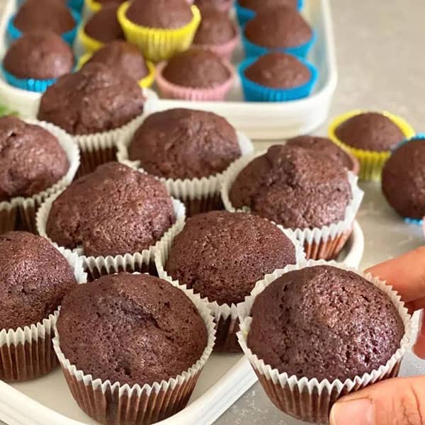 طرز تهیه مافین براونی