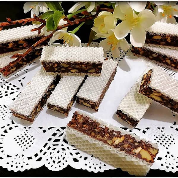طرز تهیه ویفر موکا