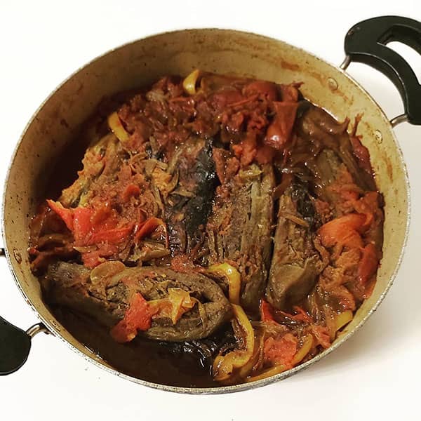 طرز تهیه بادمجان شکم پر با سویا