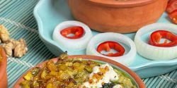طرز تهیه کشک بادمجان رژیمی و بسیار خوشمزه در فر