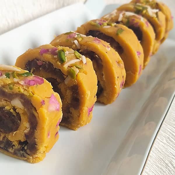طرز تهیه رنگینک رولی