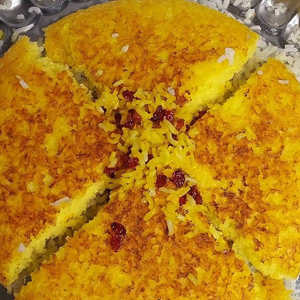 طرز تهیه ته دیگ ته چینی