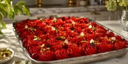 طرز تهیه حلوای آلبالو خوشمزه و شیک به روش مجلسی + نکات طلایی