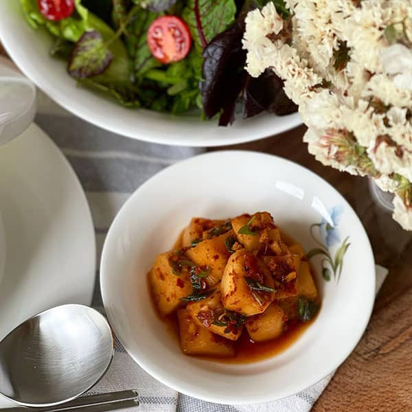 طرز تهیه کیمچی ترب سفید