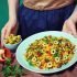 طرز تهیه لوبیا پلو اسپانیایی خوشمزه به صورت گیاهی وگان