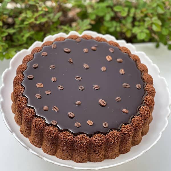 طرز تهیه کیک موکا با سس موکا