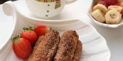 طرز تهیه فرنچ تست رولی خوشمزه و ساده به روش کافه ای