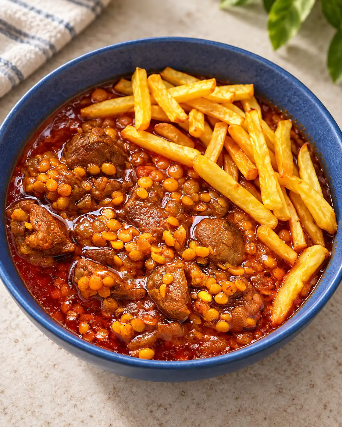 طرز تهیه قیمه خوشمزه خانگی با سیب زمینی ترد
