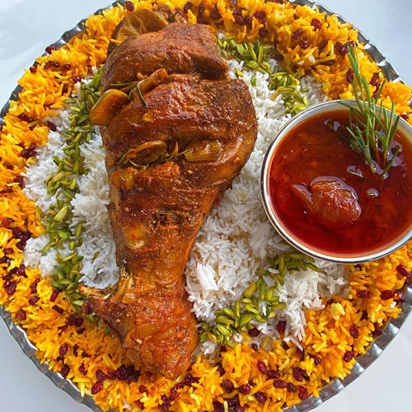 طرز تهیه ران بوقلمون بریان