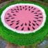 طرز تهیه چیز کیک هندوانه ای خوشمزه به روش مجلسی
