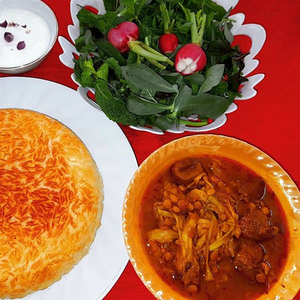 طرز تهیه خورش قیمه کنگر