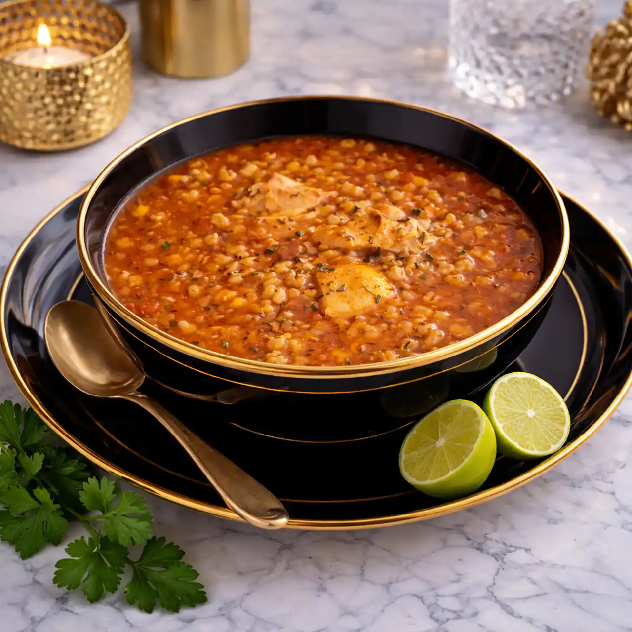 طرز تهیه سوپ جو مجلسی برای ۱۰ نفر