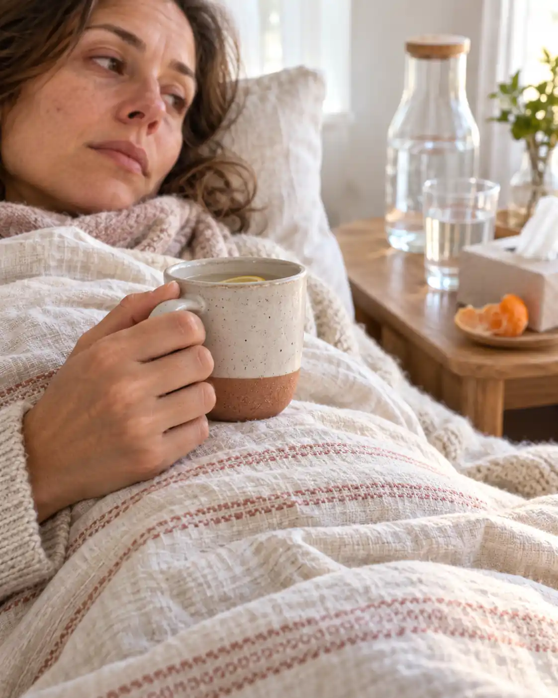 بهترین غذا برای آنفولانزا، تب، ضعف و گلودرد