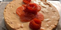 طرز تهیه چیز کیک خرمالو خوشمزه به روش مجلسی برای مهمانی