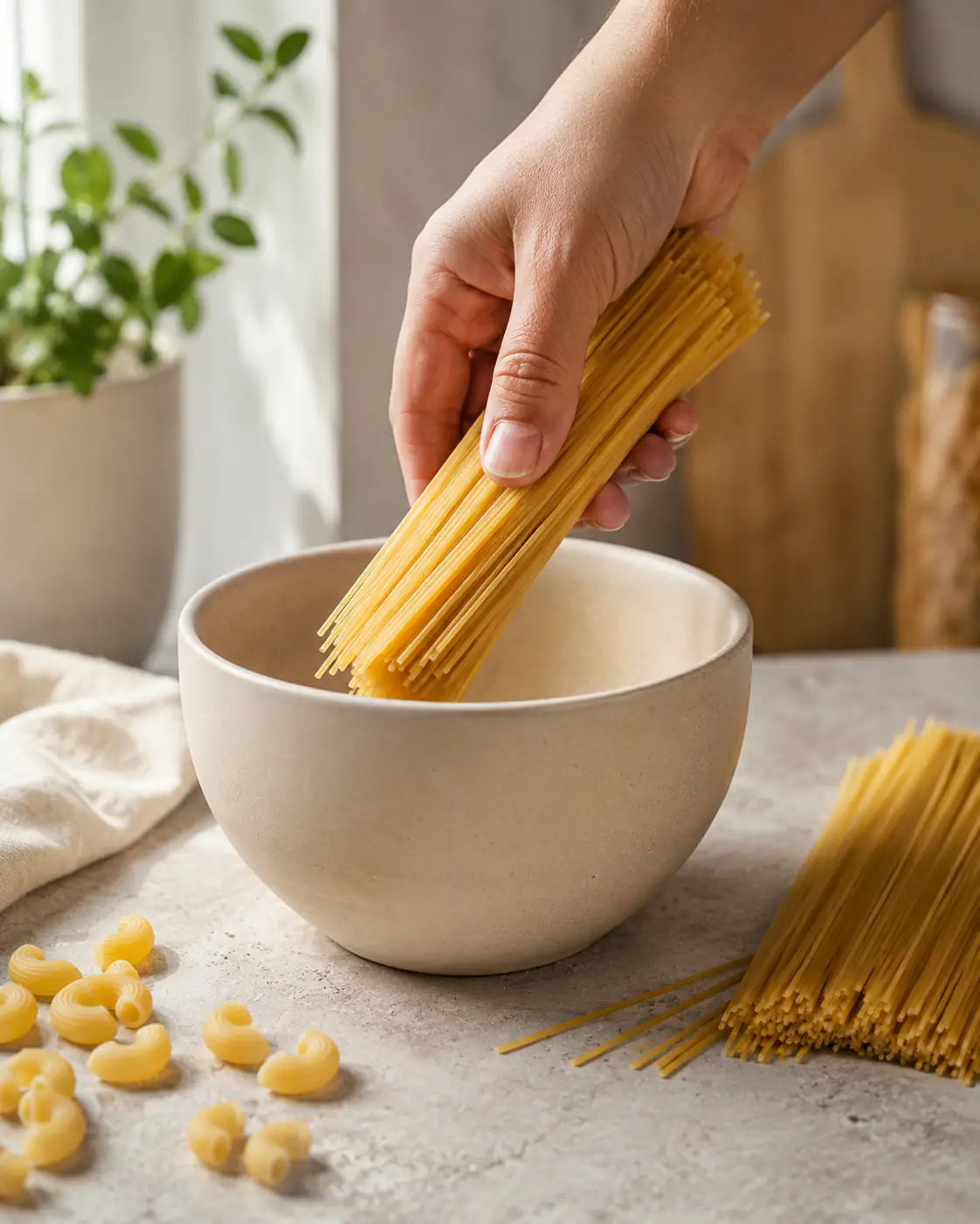 یک بسته ماکارونی ۷۰۰ گرمی برای چند نفر است