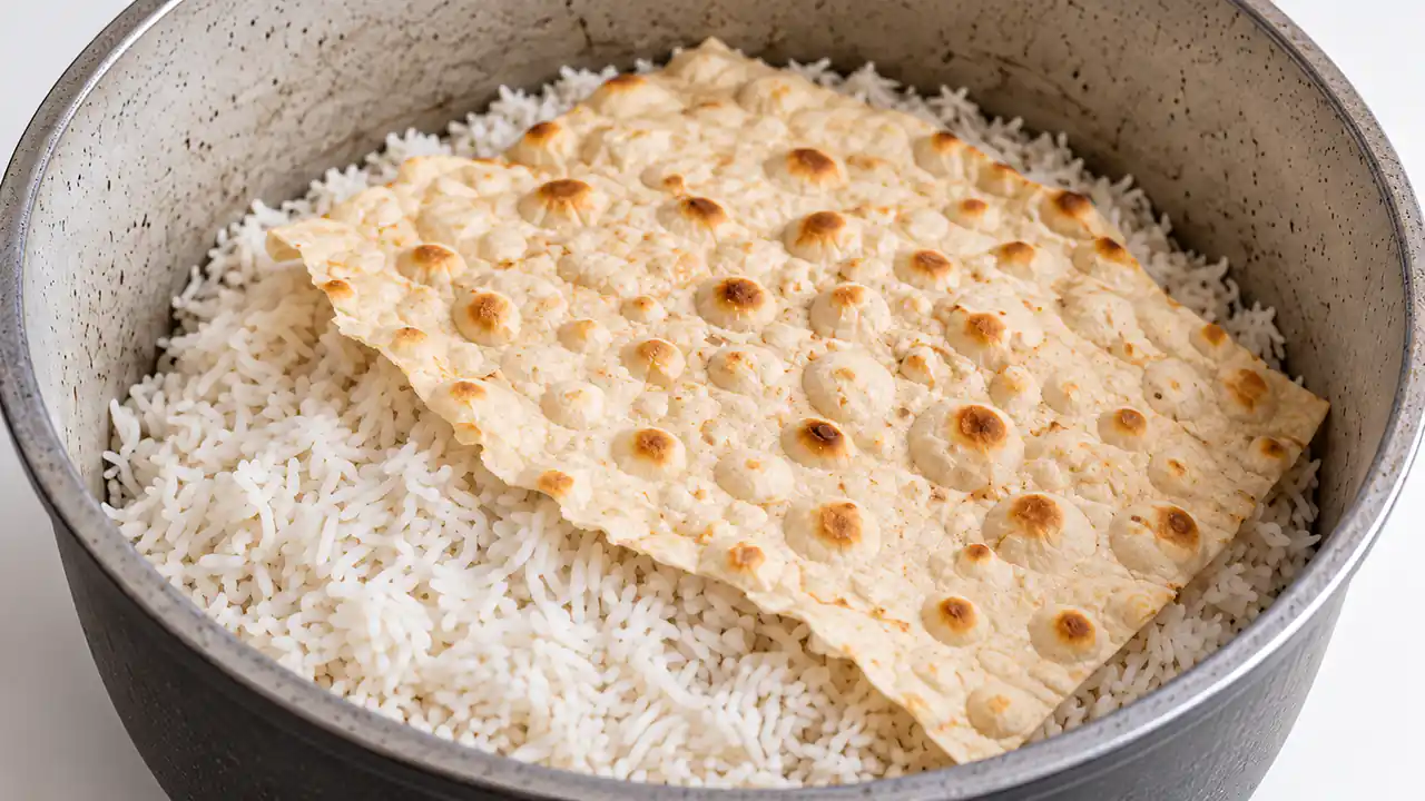 رفع بوی سوختگی برنج ته گرفته