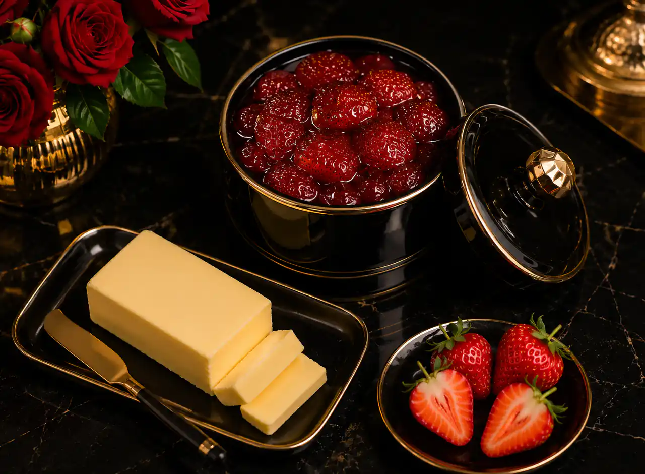 مربای توت فرنگی