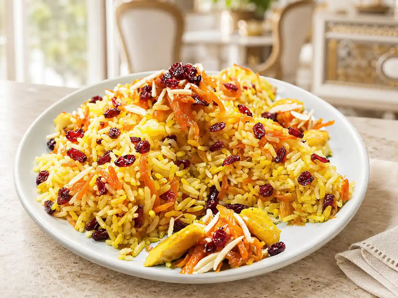 طرز تهیه هویج پلو رزا منتظمی با سویا با دارچین خانم گلاور قالبی با فیله مرغ و قارچ اصفهانی ترکیه ای کته xvc jidi i d g