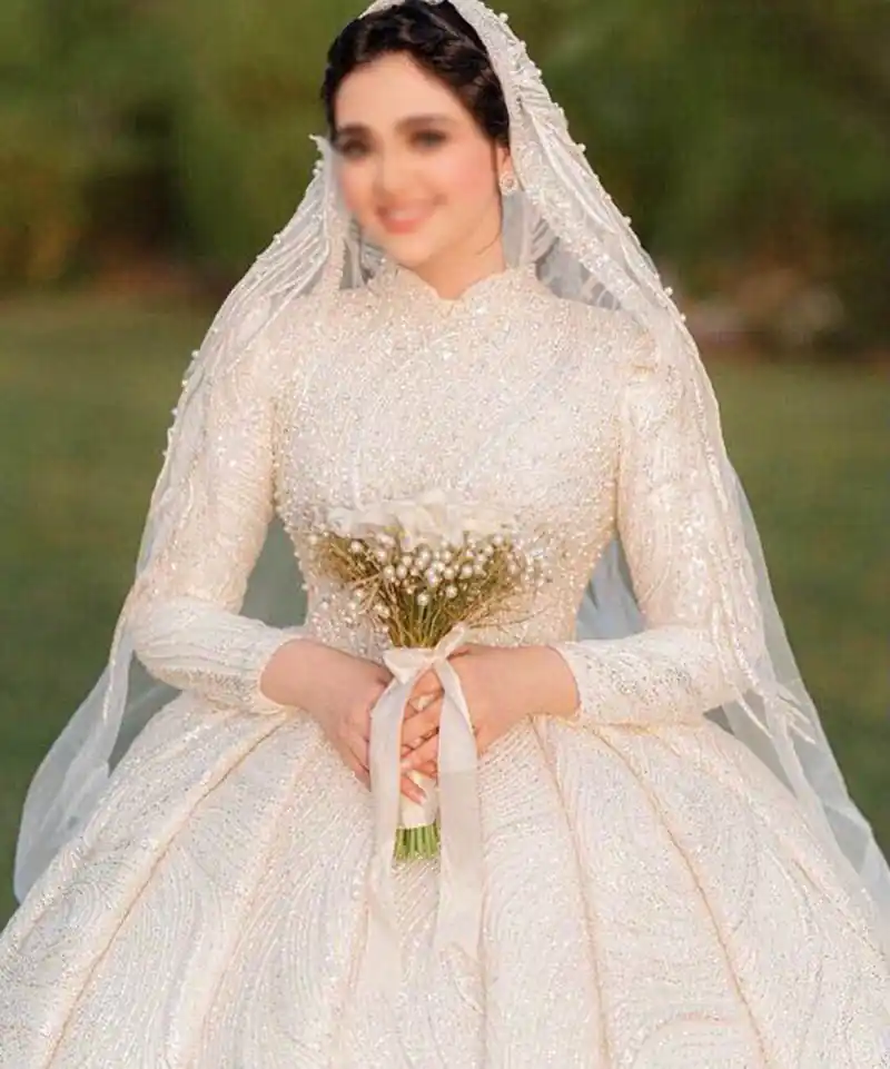 مدل لباس عروس پوشیده