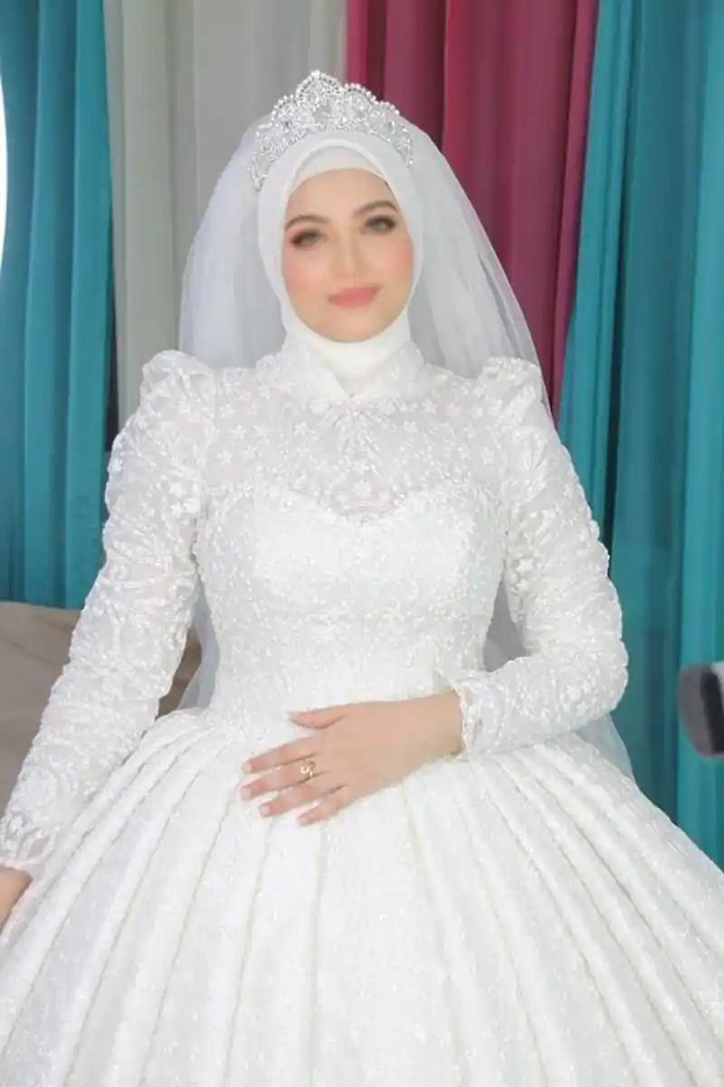 مدل لباس عروس پوشیده