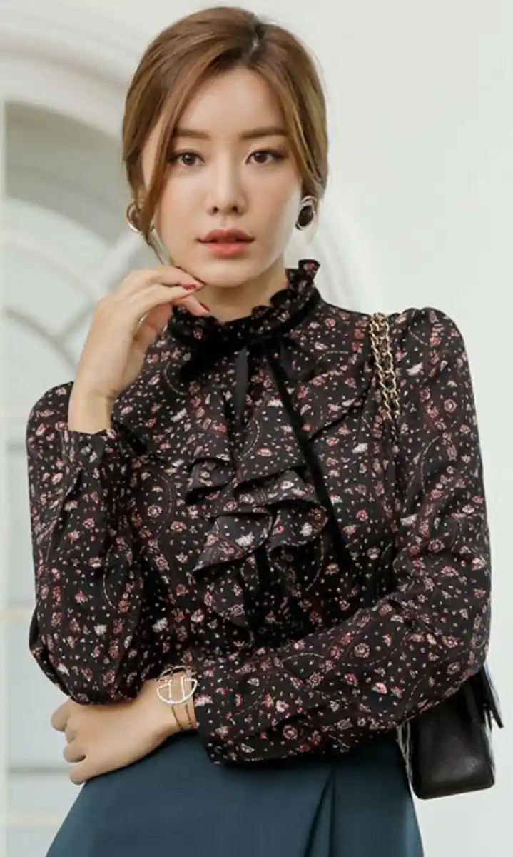 مدل شومیز گلدار