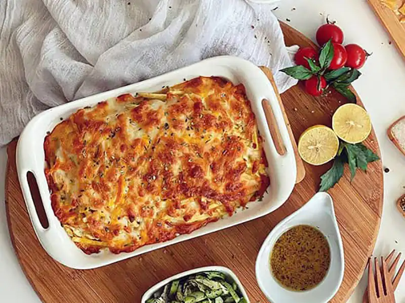 طرز تهیه خوراک مرغ با سس بشامل
