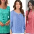 مدل شومیز گیپور خانگی شیک و قشنگ برای تو خونگی و دورهمی