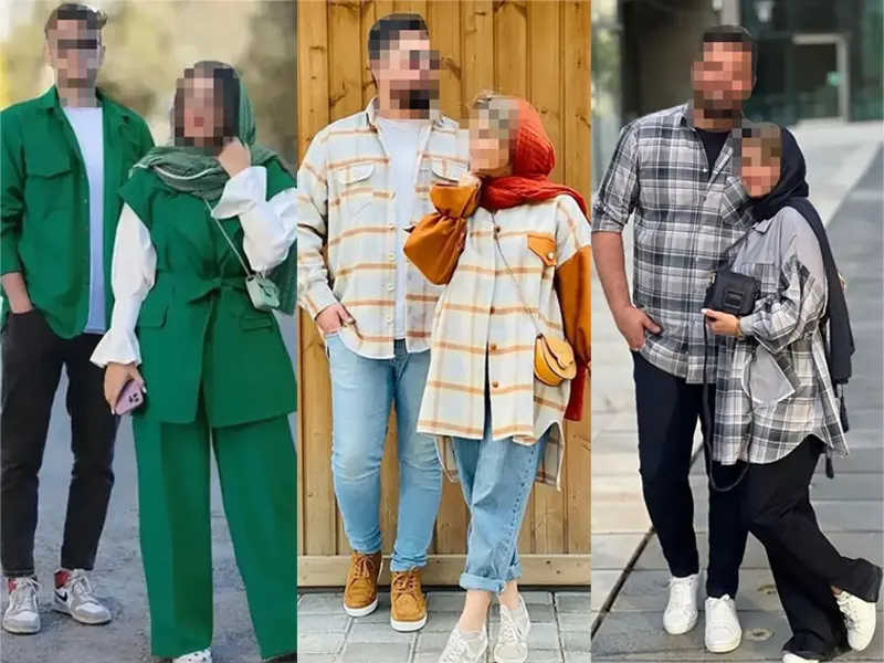 ست پیراهن و مانتو زن و شوهری