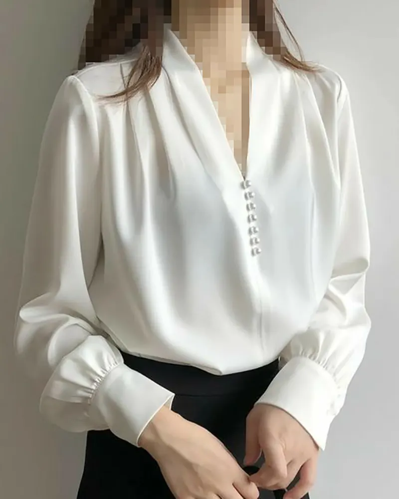 شومیز جلوبسته زنانه