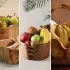 مدل ظرف میوه خوری چوبی فوق العاده شیک برای بانوان یونیک پسند