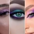 سایه چشم شیک به رنگ بنفش فوق العاده جذاب برای جشن های بزرگ