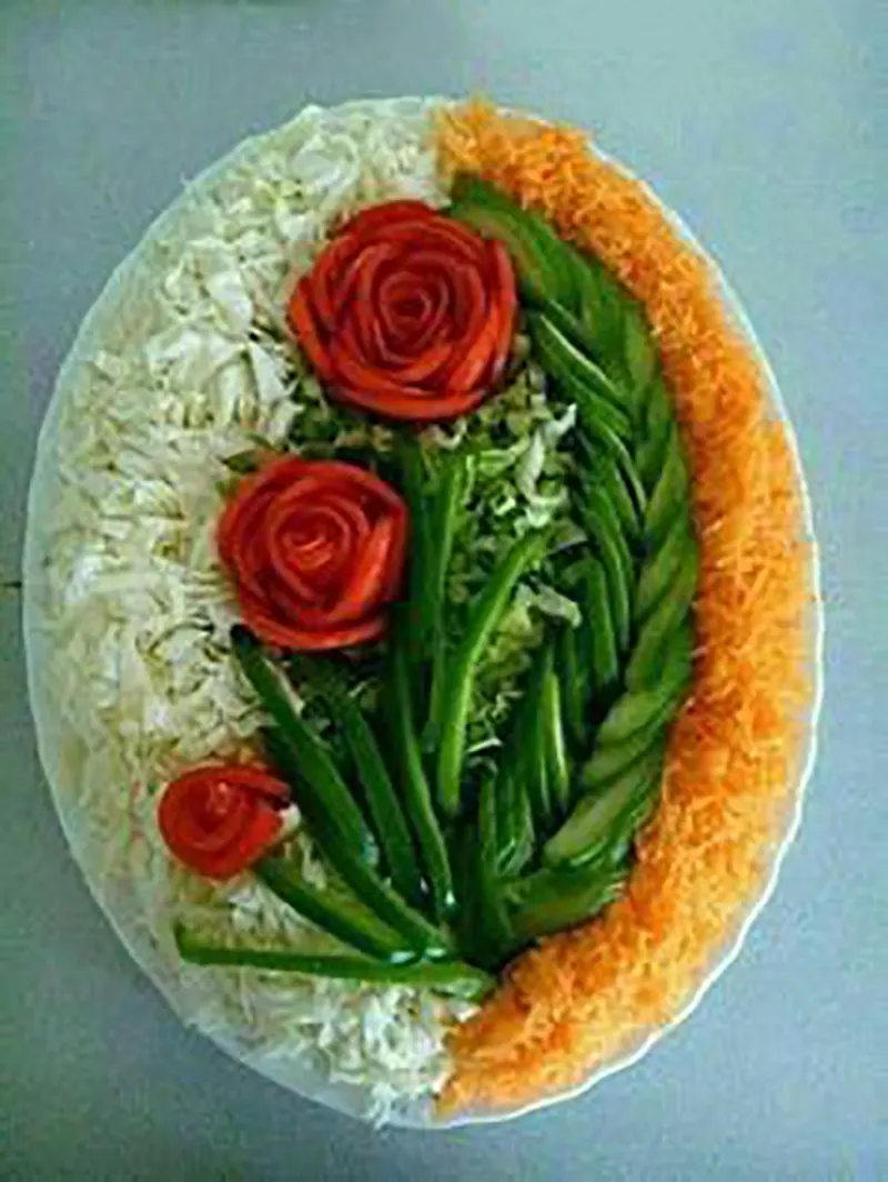 دیزاین سالاد مجلسی