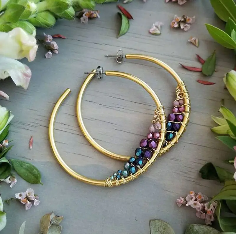 مدل گوشواره حلقه ای