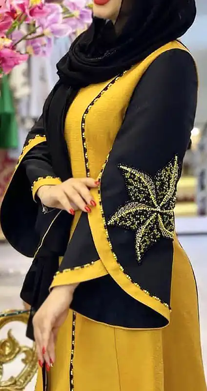  جدیدترین مدل مانتو گلدوزی شده
