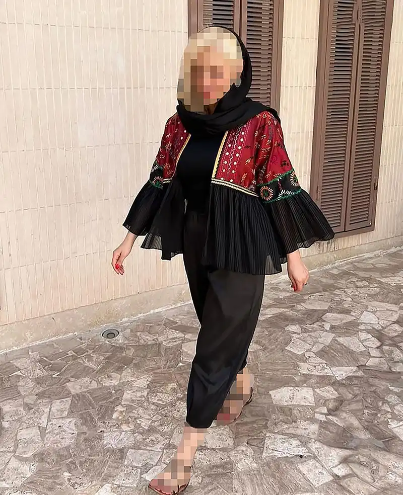 مدل لباس چین دار زنانه