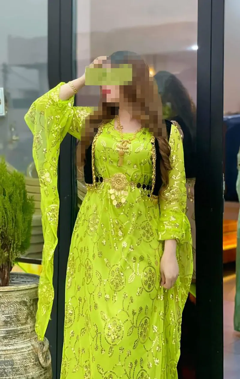 لباس مجلسی کردی زنانه
