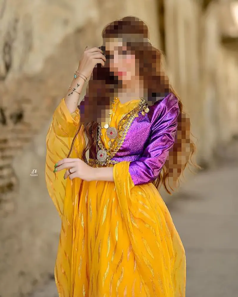 لباس مجلسی کردی زنانه