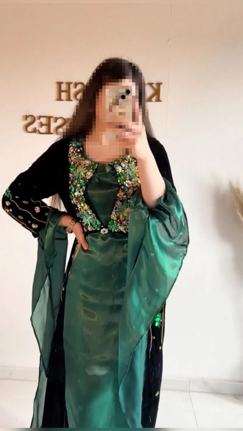 لباس مجلسی کردی زنانه